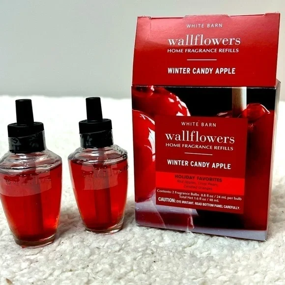 B&BW White Barn "Winter Candy Apple" Wallflowers Home Fragrance Refills - Picture 6 of 6